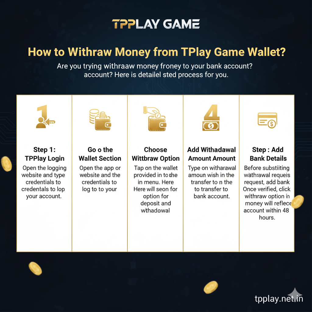 tpplay how to withdraw